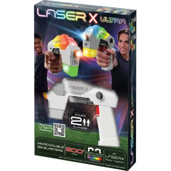 Laser X Ultra Micro Double B2 Blasters 2-Player Set