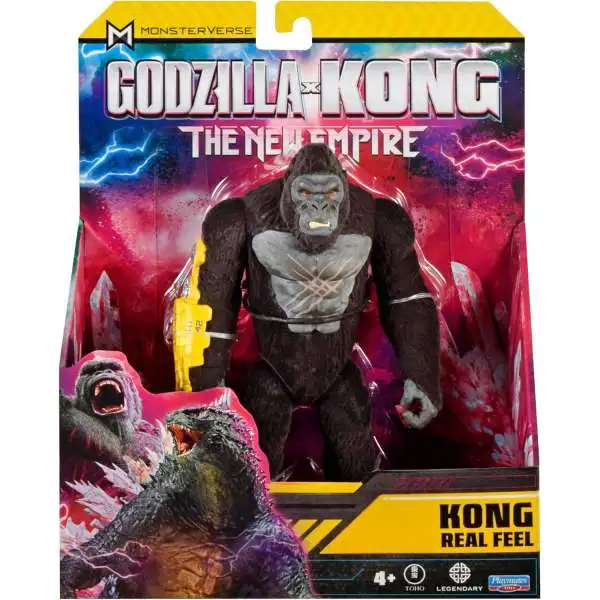 Godzilla x Kong The New Empire Monsterverse Real Feel Kong Action Figure [Flocked]