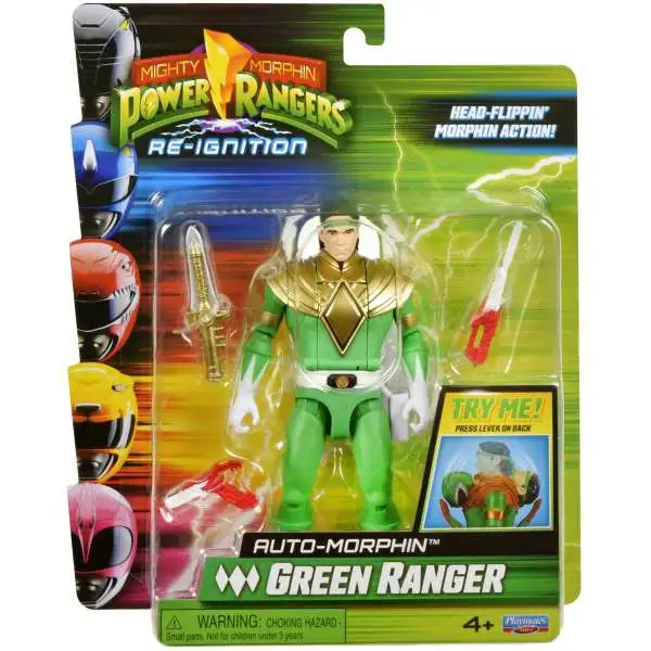 Power Rangers Mighty Morphin Re-Ignition Green Ranger Action Figure [Auto-Morphin]