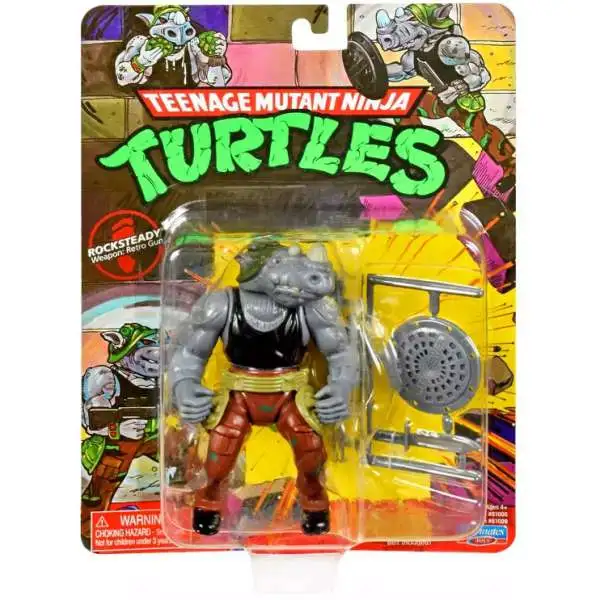Teenage Mutant Ninja Turtles TMNT Classics Rocksteady Action Figure