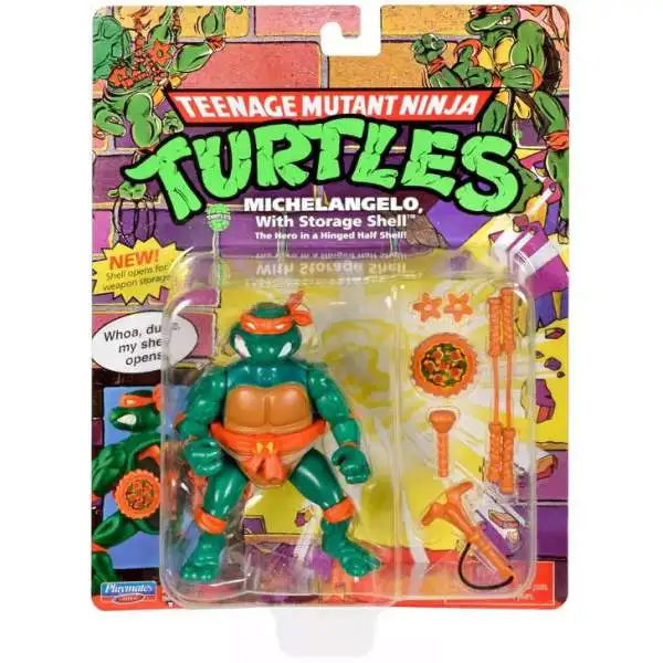 Teenage Mutant Ninja Turtles Classics Michelangelo Action Figure [with Storage Shell]