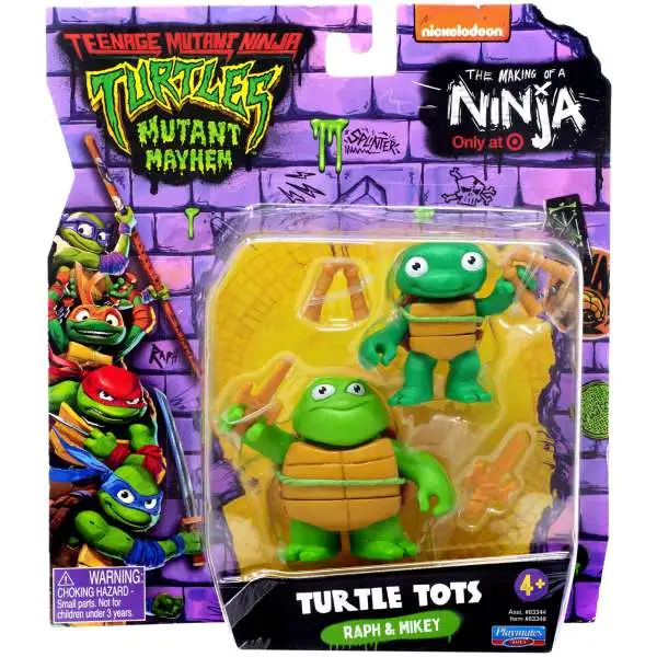 Teenage Mutant Ninja Turtles: Mutant Mayhem Making of a Ninja Raphael And  Leo 3-Packs From Playmates