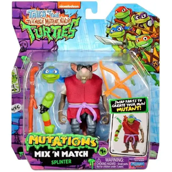 Teenage Mutant Ninja Turtles Tales of the TMNT Mutations Mix 'N Match Splinter Action Figure