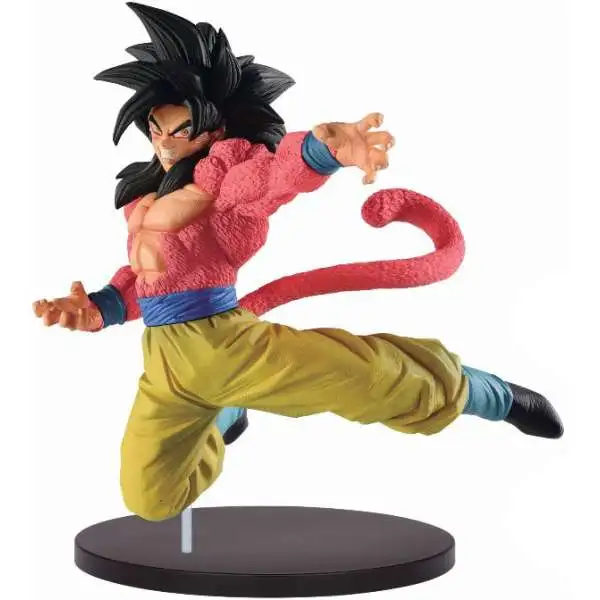 6 Pcs/Lot 8Cm Dragon Ball GT Figure Son Goku Super Saiyan 4 and Pan Model  Dolls