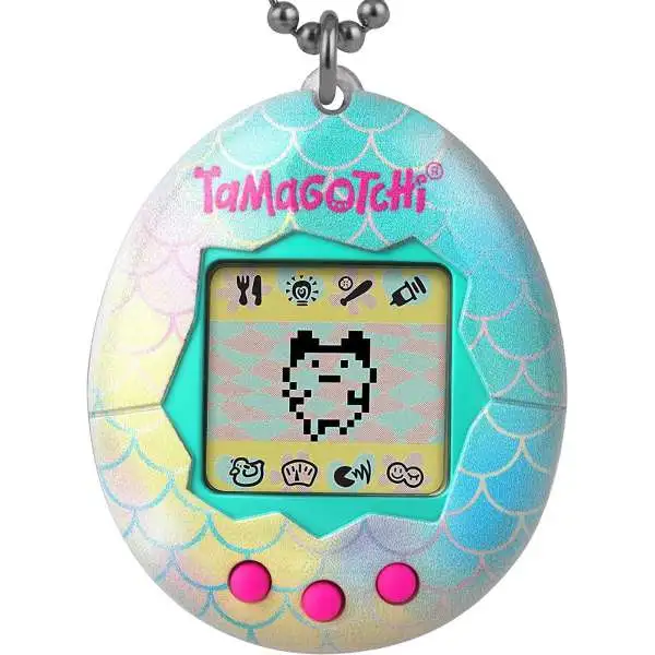 Tamagotchi The Original Gen 1 Fish Scales 1.5-Inch Virtual Pet Toy [Version 2]