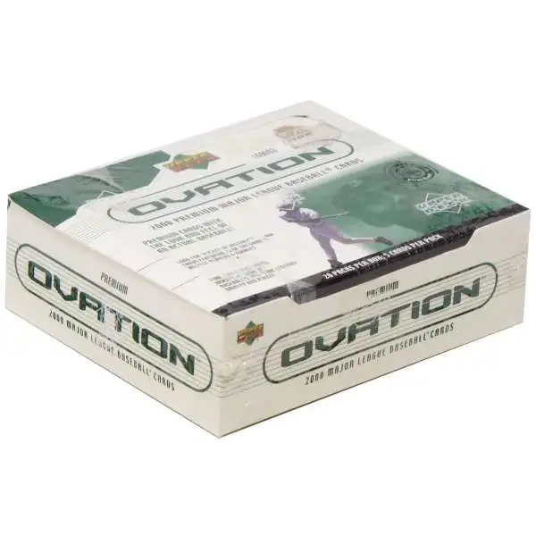 MLB Upper Deck 2000 Ovation Baseball Trading Card HOBBY Box [20 Packs]