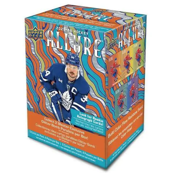 NHL Allure 2025-26 Hockey Trading Card BLASTER Box [4 Packs]