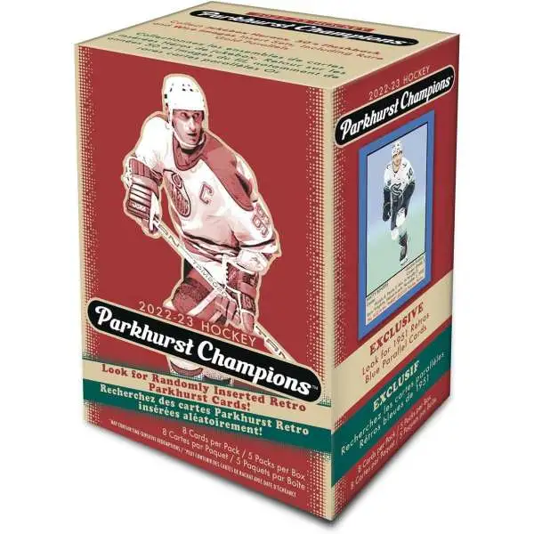 NHL Upper Deck 2022-23 Hockey Parkhurst Champions Trading Card BLASTER Box [5 Packs]