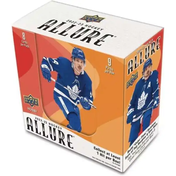 NHL Upper Deck 2022-23 Allure Hockey Trading Card HOBBY Box [9 Packs]