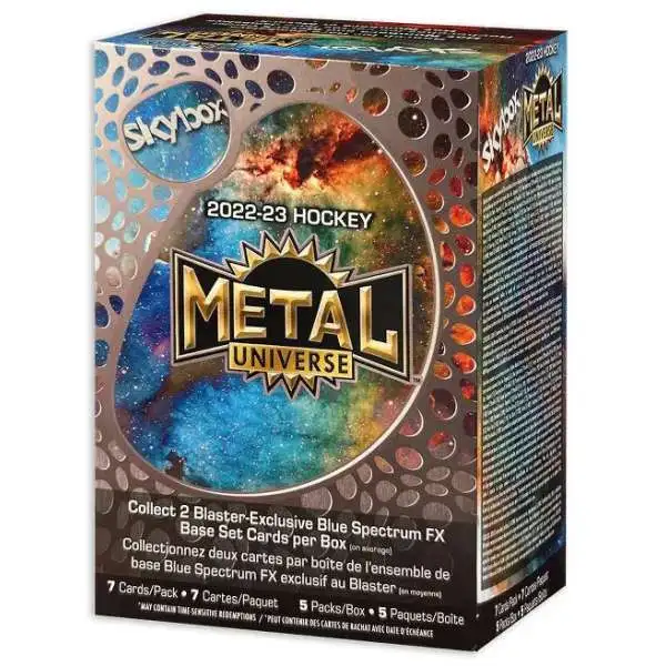 NHL Skybox 2022-23 Metal Universe Hockey Trading Card HOBBY BLASTER Box [5 Packs]