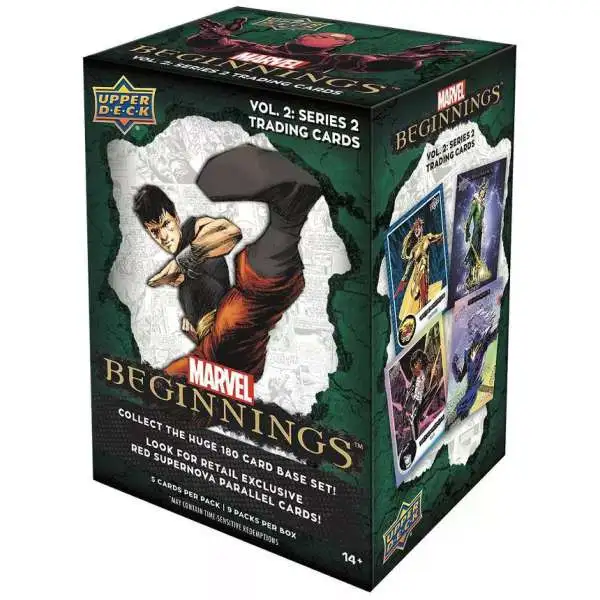 Upper Deck Marvel Beginnings Vol. 2 Series 2 Trading Card BLASTER Box