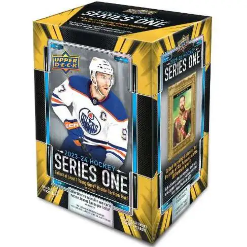 NHL Upper Deck 2023-24 Series 1 Hockey Trading Card BLASTER Box [4 Packs]