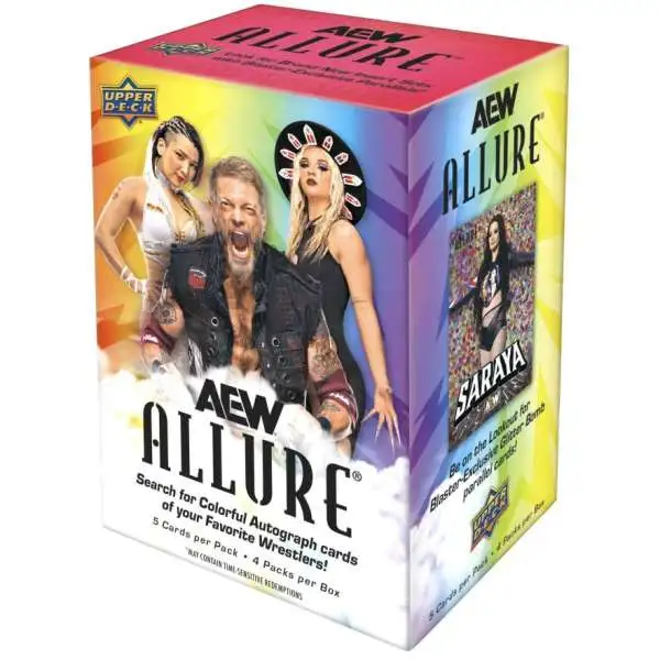 AEW All Elite Wrestling Upper Deck 2024 Allure Trading Card BLASTER Box [4 Packs]