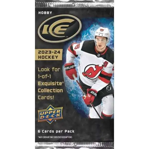NHL Upper Deck 2023-24 ICE Hockey Trading Card HOBBY Pack [6 Cards]