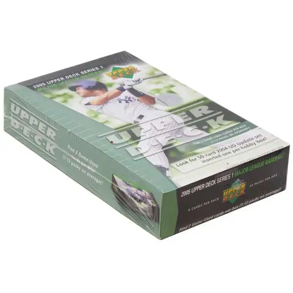 MLB Upper Deck 2005 Series 1 Baseball Trading Card HOBBY Box [24 Packs]