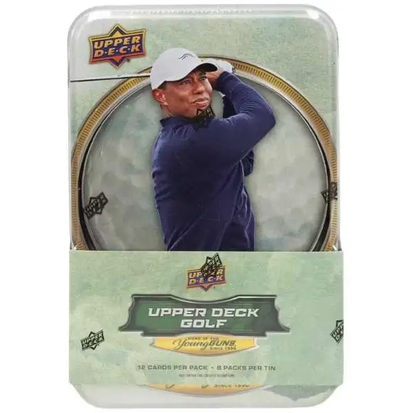 PGA Upper Deck 2026 Golf Trading Card Tin [8 Packs]