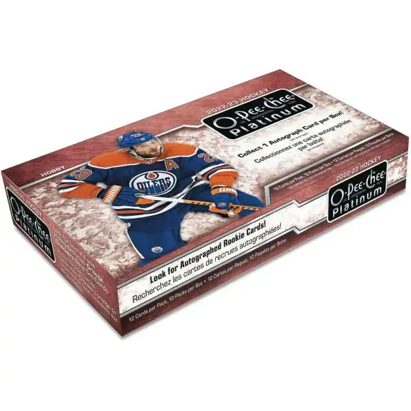 NHL Upper Deck 2022-23 O-Pee-Chee Platinum Hockey Trading Card HOBBY Box [12 Packs]