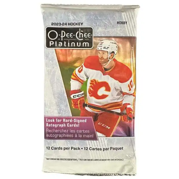 NHL Upper Deck 2023-24 O-Pee-Chee Platinum Hockey Trading Card HOBBY Pack [12 Crads]