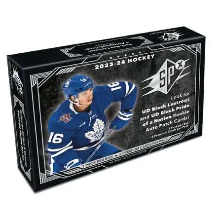 NHL Upper Deck 2023-24 SPx Hockey Trading Card HOBBY Box [1 Pack, 5 Cards]
