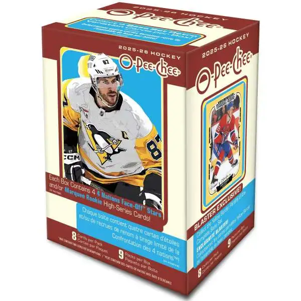 NHL Upper Deck 2025-26 O-Pee-Chee Hockey Trading Card BLASTER Box [9 Packs]