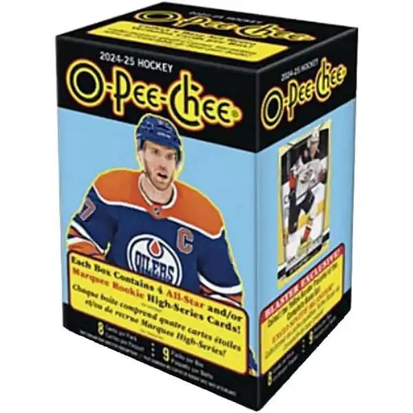 NHL O-Pee-Chee 2024-25 Hockey Trading Card BLASTER Box [9 Packs]
