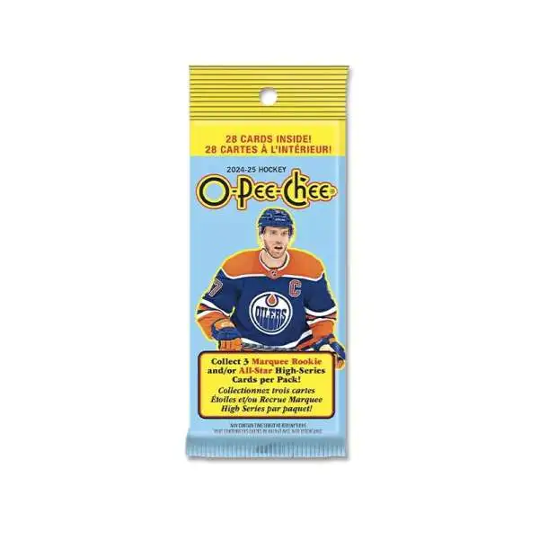 NHL O-Pee-Chee 2024-25 Hockey Trading Card FAT Pack [28 Cards]