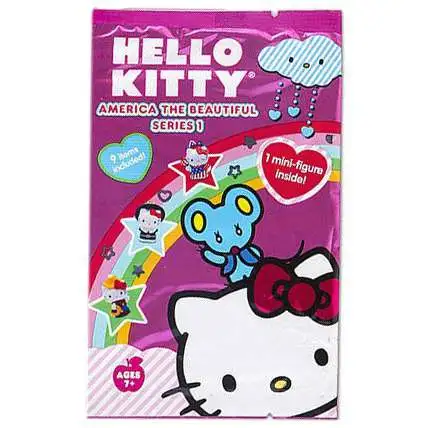 Hello Kitty America the Beautiful Mystery Pack [9 Items, Including 1 RANDOM Mini Figure]