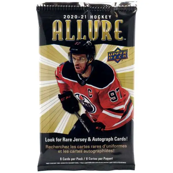 NHL Upper Deck 2020-21 Allure Hockey Trading Card RETAIL Pack [6 Cards]