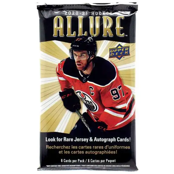 NHL Upper Deck 2020-21 Allure Hockey Trading Card BLASTER Pack [6 Cards]