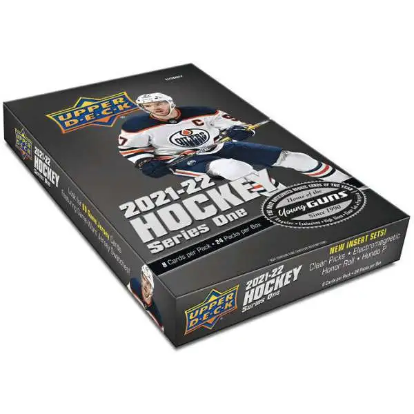 NHL Upper Deck 2021-22 Series One Hockey Trading Card HOBBY Box [24 Packs]