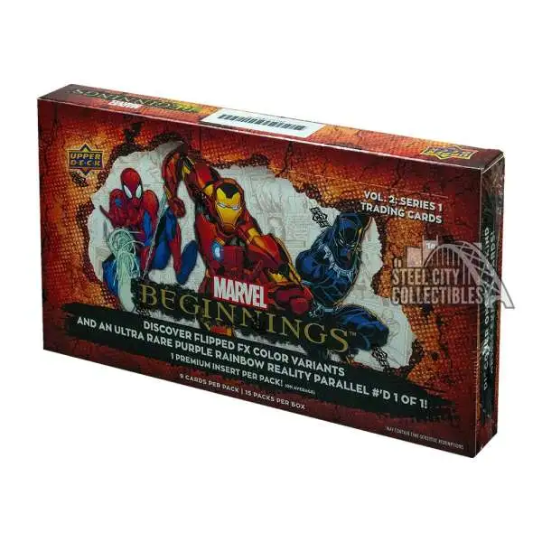 Marvel Beginnings Vol. 2 Series 1 Trading Card Box [15 Packs]