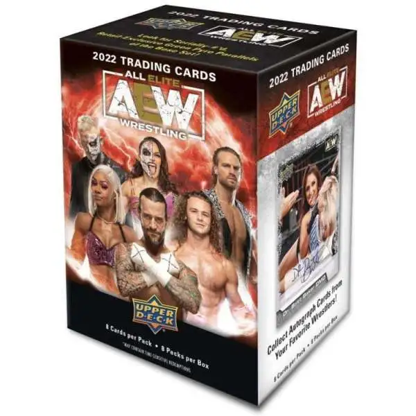 AEW All Elite Wrestling 2022 All Elite AEW Wrestling Trading Card BLASTER Box [8 Packs]