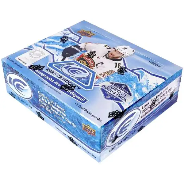 NHL Upper Deck 2021-22 Ice Hockey Trading Card HOBBY Box [13 Packs]