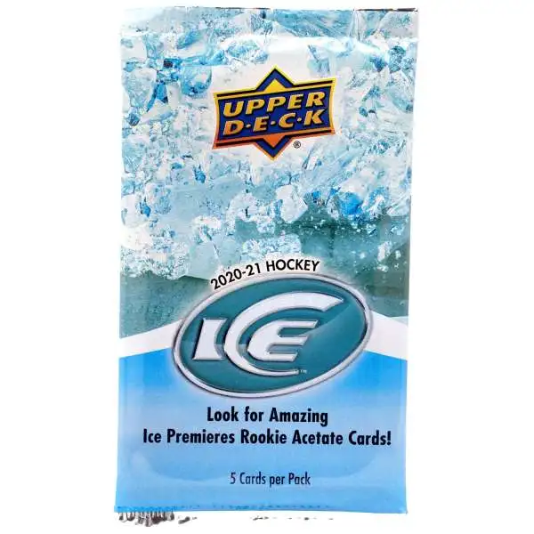 NHL Upper Deck 2020-21 Ice Hockey Trading Card HOBBY Pack [5 Cards]