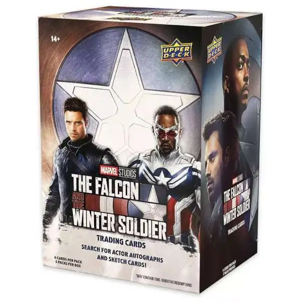 Marvel Upper Deck The Falcon & The Winter Soldier Trading Card BLASTER Box [5 Packs]