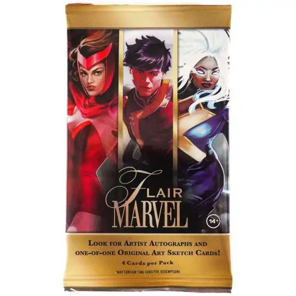 Marvel Upper Deck 2024 Flair Trading Card HOBBY Pack [4 Cards]