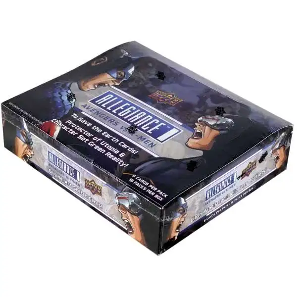 Marvel Upper Deck Allegiance Avengers vs X-Men Trading Card HOBBY Box [16 Packs]