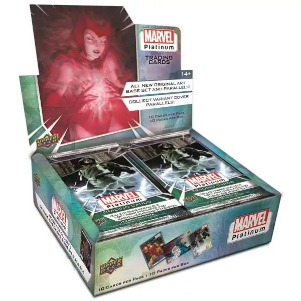 Marvel 2024 Platinum Trading Card HOBBY Box [10 Packs]