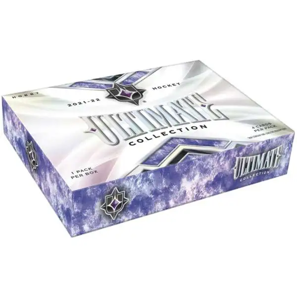 NHL Upper Deck 2021-22 Hockey Ultimate Collection Trading Card HOBBY Box [4 Cards]