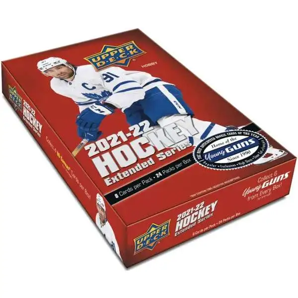 Upper Deck 2021-22 NHL Hockey Extended Series Trading Card HOBBY Box [24 packs]
