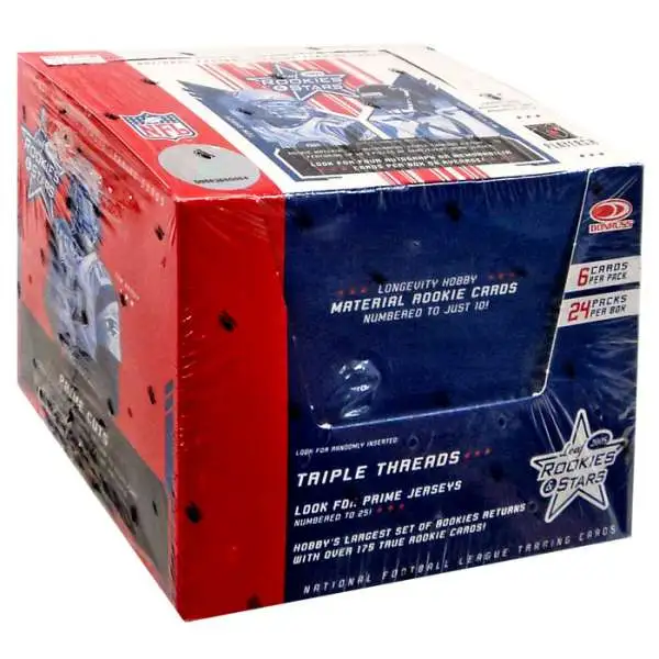 NFL Leaf 2005 Rookies & Stars Football Trading Card Hobby Box