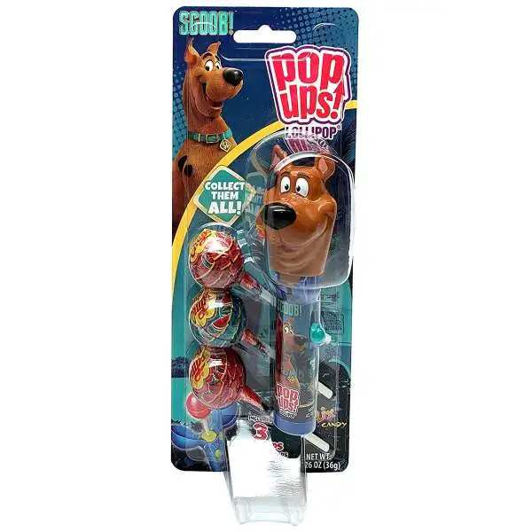 Scooby Doo Pop Ups! Chupa Chups Scooby Lollipop [Includes 3 Lollipops!]