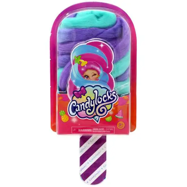 Candylocks Popsicle Purple, Teal & Blue Mystery Doll