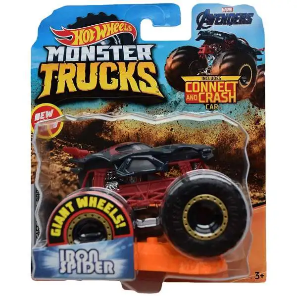 Hot Wheels Monster Trucks Marvel Avengers Iron Spider Diecast Car