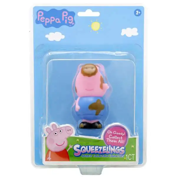 Peppa Pig Squeezelings George 3-Inch Vinyl FIgure [Muddy]