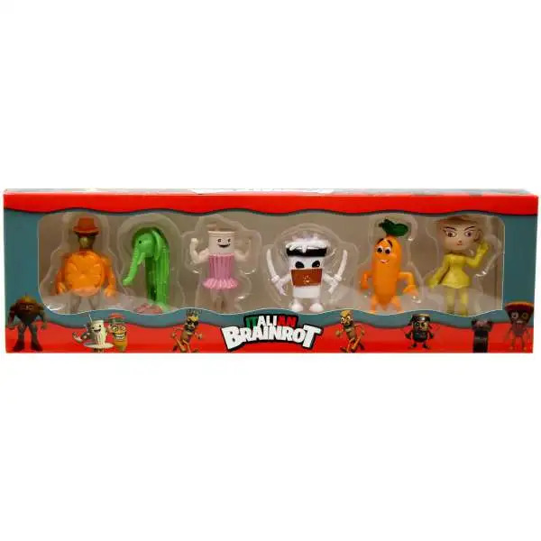 Italian Brainrot Figure 6-Pack [Version C]