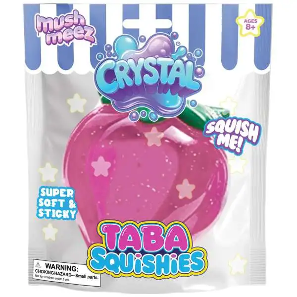 MushMeez Taba Squishies Crystal Strawberry Squeeze Toy