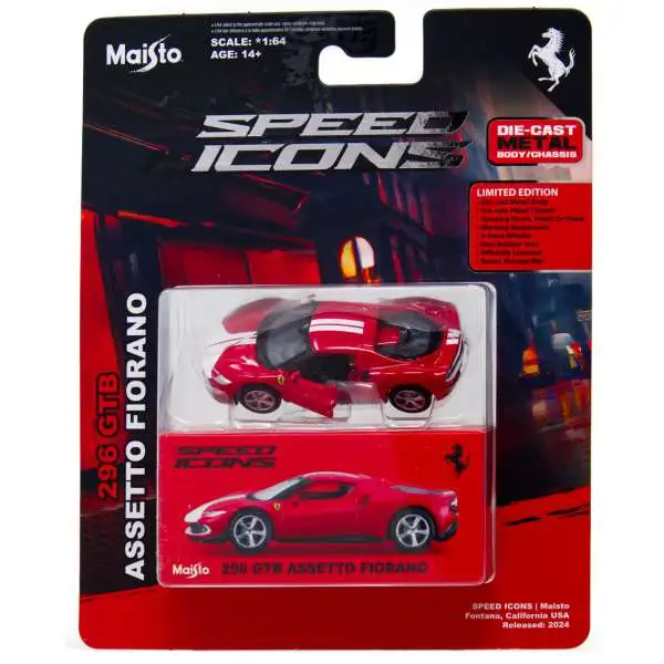 Speed Icons 296 GTB Assetto Fiorano Diecast Car