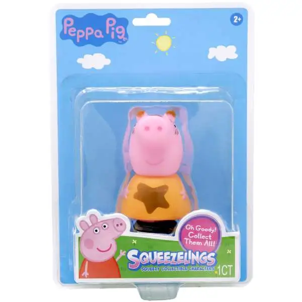 Peppa Pig Squeezelings Mommy Pig 3-Inch Vinyl FIgure [Muddy]