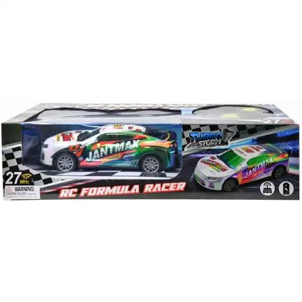Turbo Storm RC Formula Racer WHITE R/C Remote Control Car